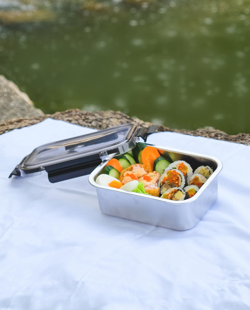 CONTAINER SUS304 TIGHT-IN RECTANGULAR 1200ML