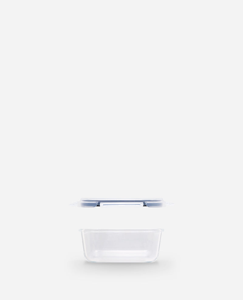 CONTAINER GLASS CLICK-IN-4 SQUARE 500ML