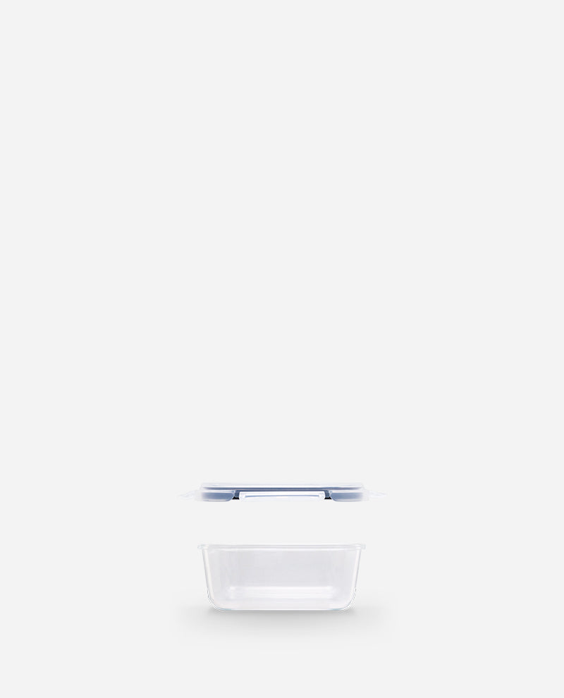CONTAINER GLASS CLICK-IN-4 SQUARE 300ML