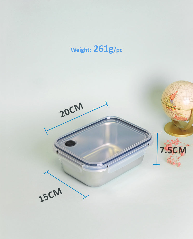 SET CLICK-IN-3 RECTANGULAR 1200ML 420ML