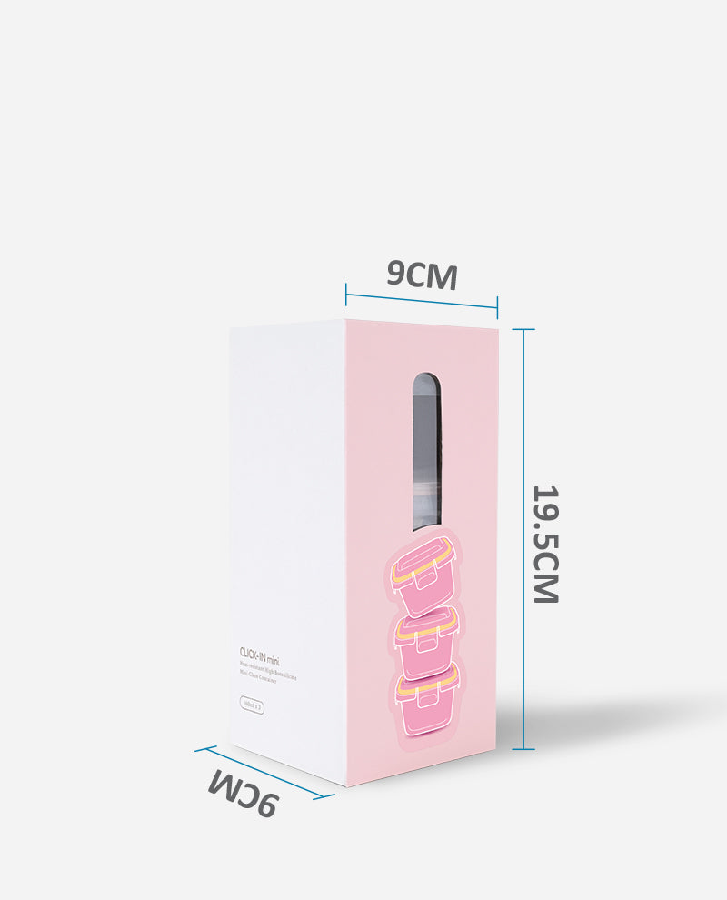 BABY SQUARE 160ML 3PCS SET