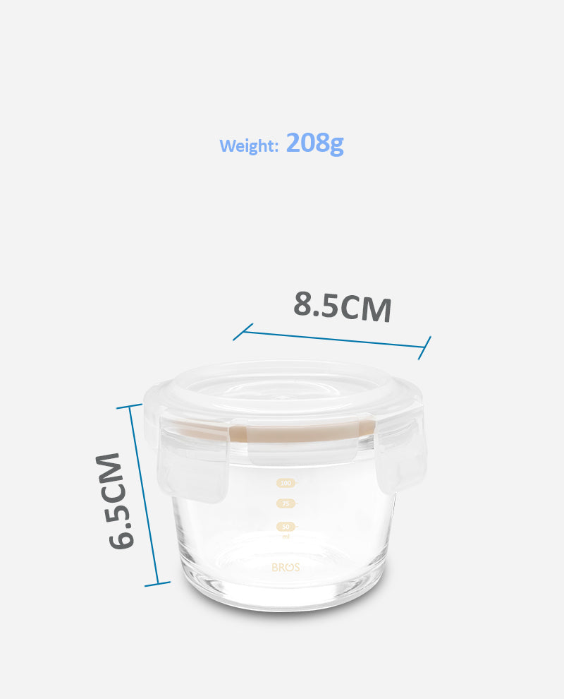 BABY ROUND 130ML 3PCS SET