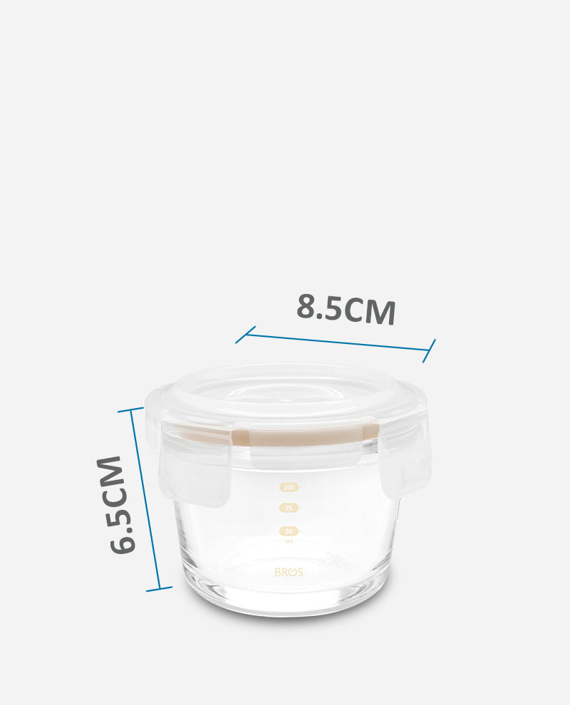 BABY ROUND 130ML 3PCS SET
