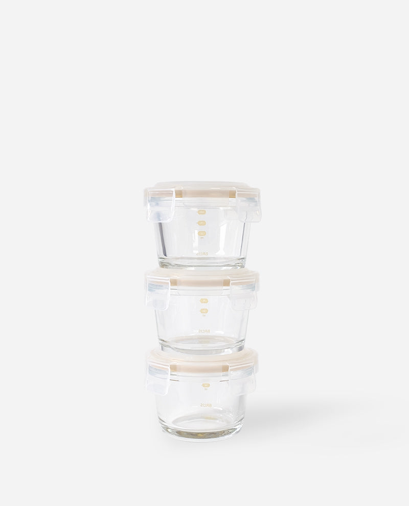 BABY ROUND 130ML 3PCS SET