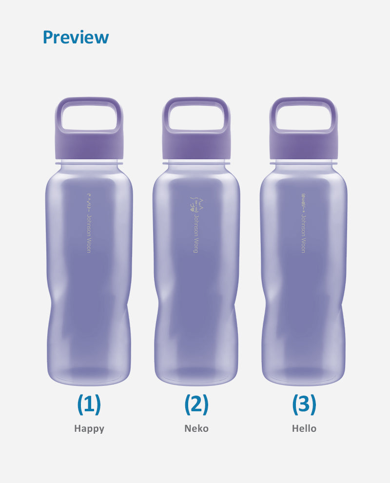 CRYSTAL 700ML TEDDY LOVE BIRTHDAY ICON PRINT