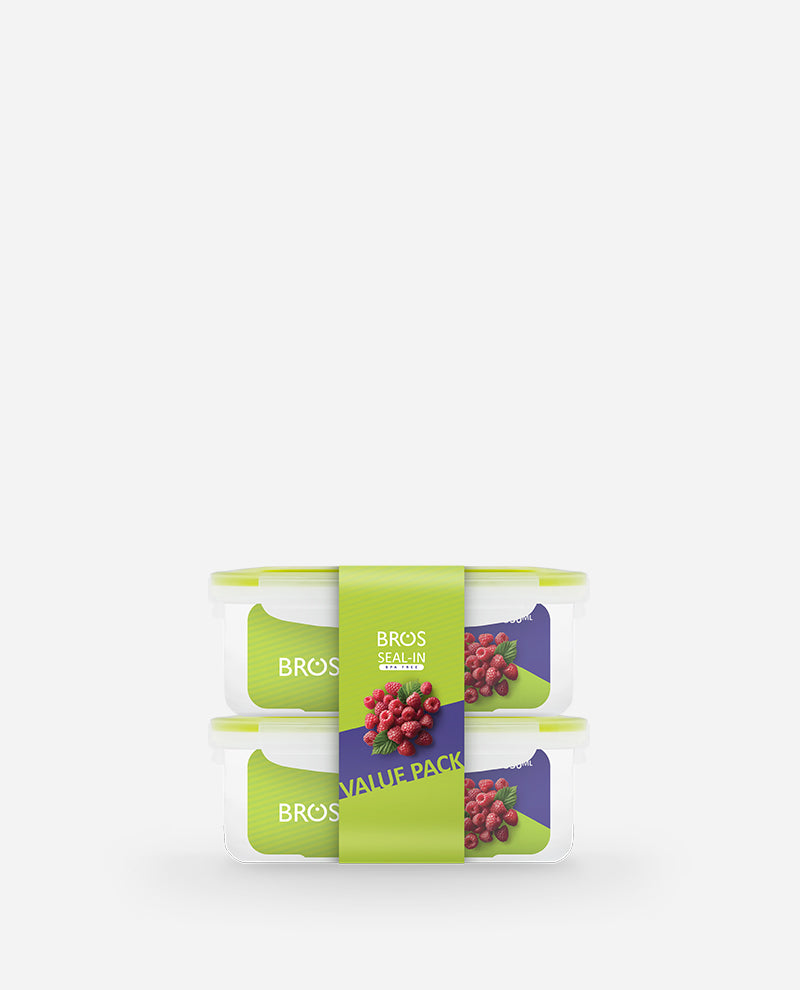 550ML RECTANGULAR X 2