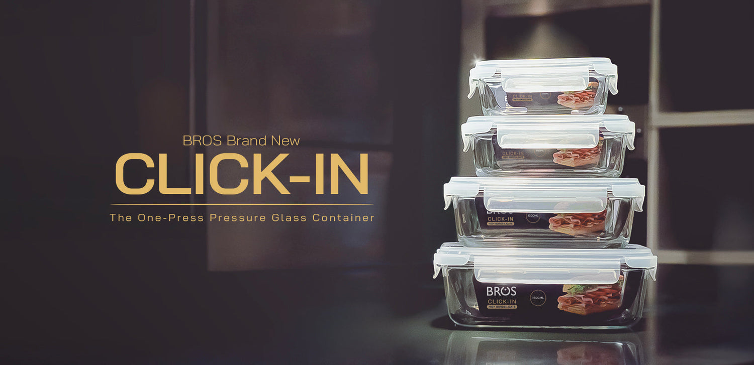Meet the new Click-In Glass Food Container