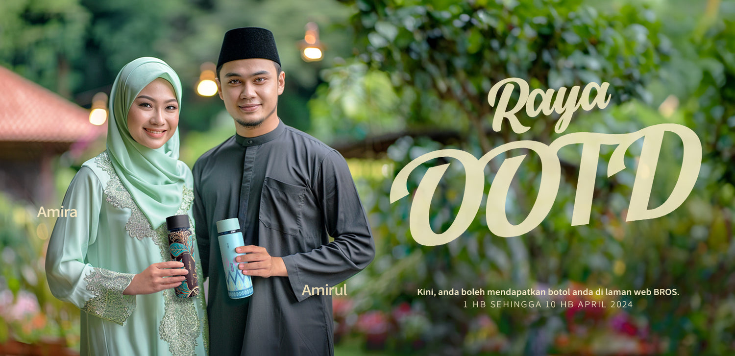 BROS Unveils the Raya OOTD Series Bottles - A Blend of Tradition and Trend