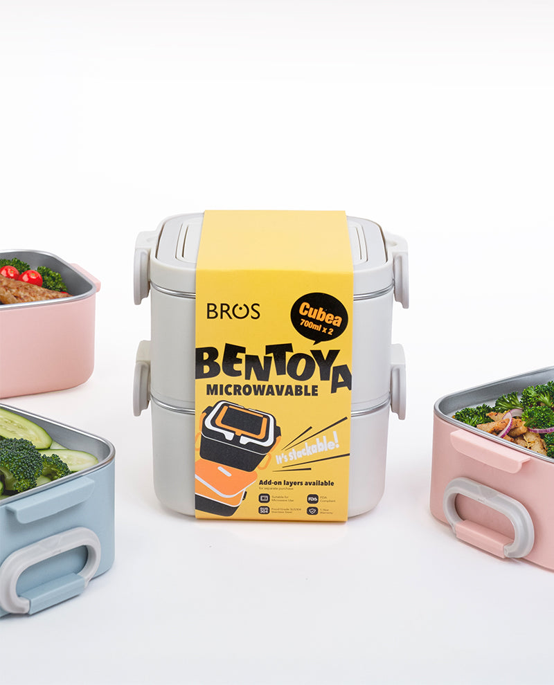 CUBEA BENTOYA CONTAINER SUS304 700ML – Bros - Living Wing Sdn Bhd