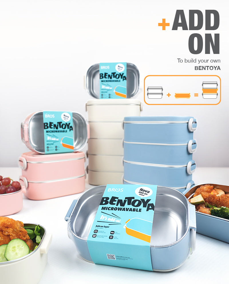 NOVA BENTOYA CONTAINER SUS304 850ML - ADD-ON