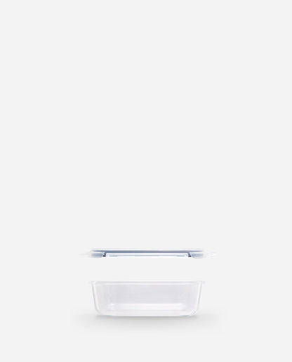 CONTAINER GLASS CLICK-IN-4 RECTANGULAR 370ML