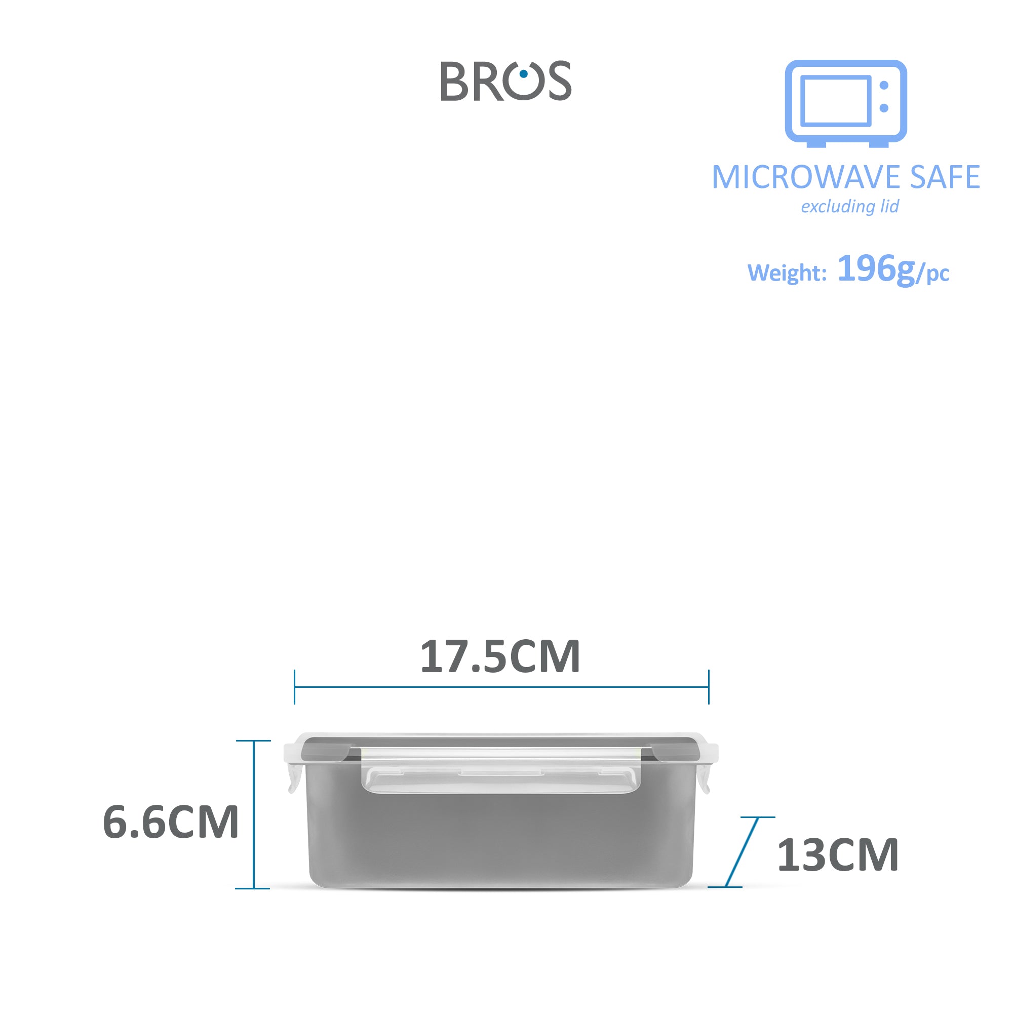 SET CLICK-IN-3 RECTANGULAR 1700ML 700ML
