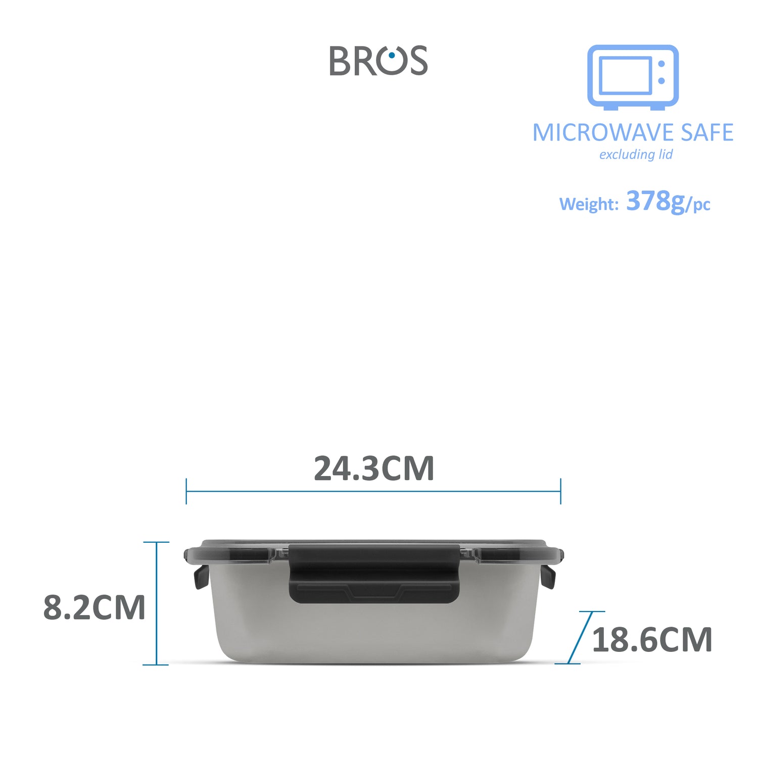 [VALUE PACK] CONTAINER SUS304 TIGHT-IN RECTANGULAR