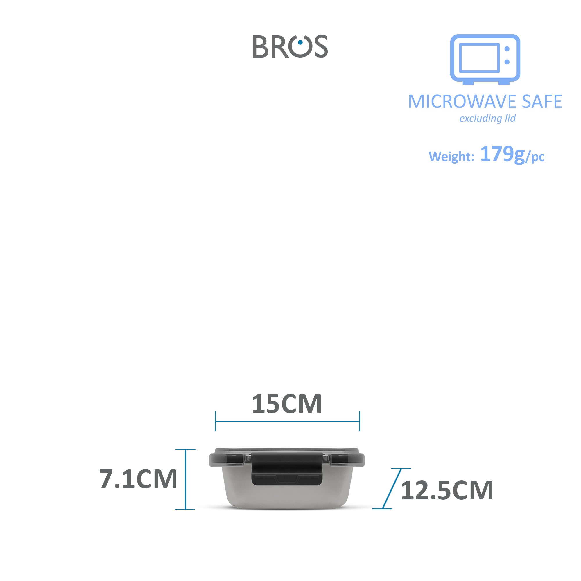 [VALUE PACK] CONTAINER SUS304 TIGHT-IN RECTANGULAR