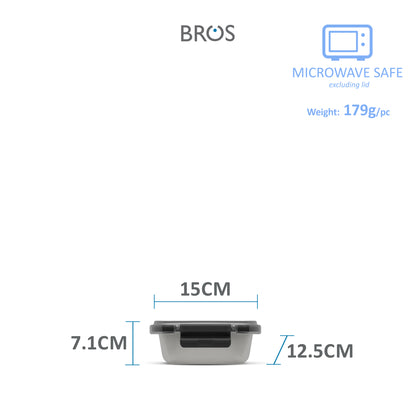 [VALUE PACK] CONTAINER SUS304 TIGHT-IN RECTANGULAR