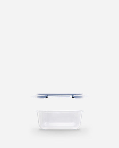 CONTAINER GLASS CLICK-IN-4 SQUARE 800ML