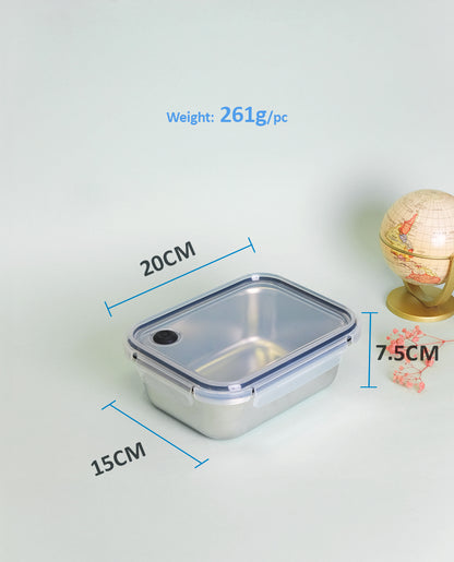 SET CLICK-IN-3 RECTANGULAR 1200ML 420ML