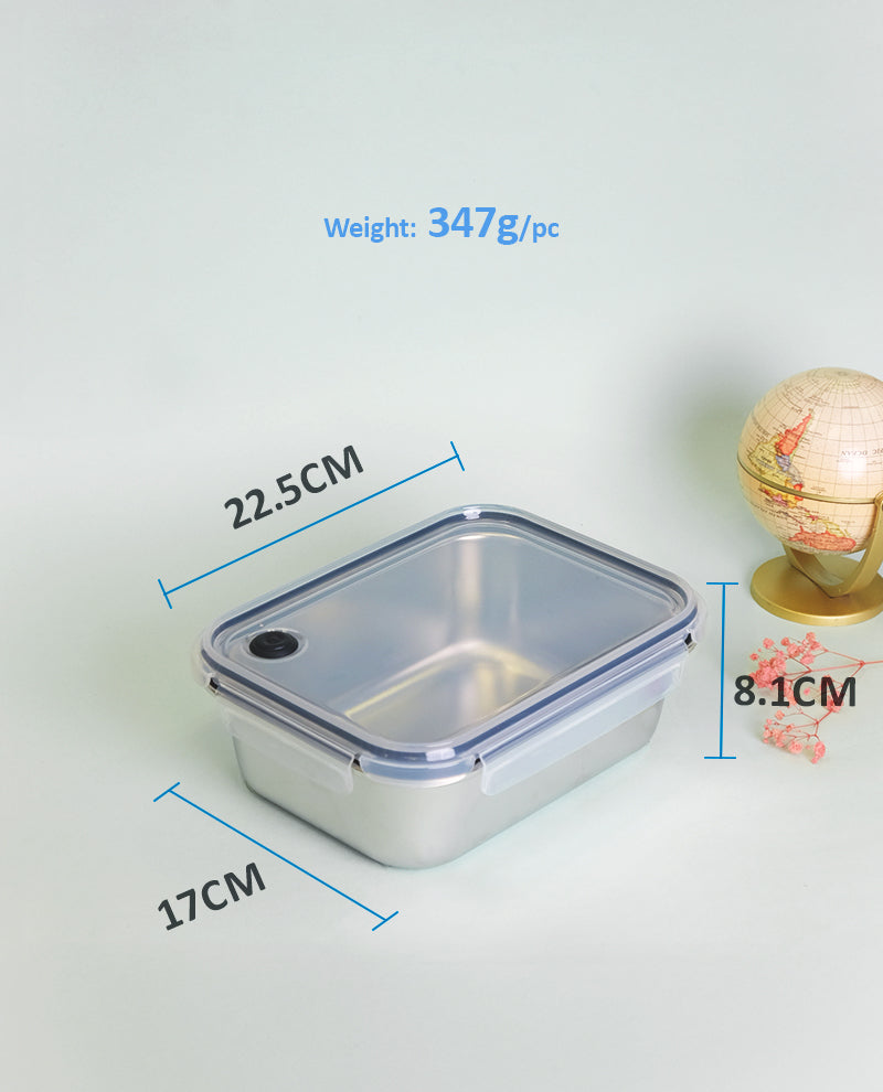 SET CLICK-IN-3 RECTANGULAR 1700ML 700ML