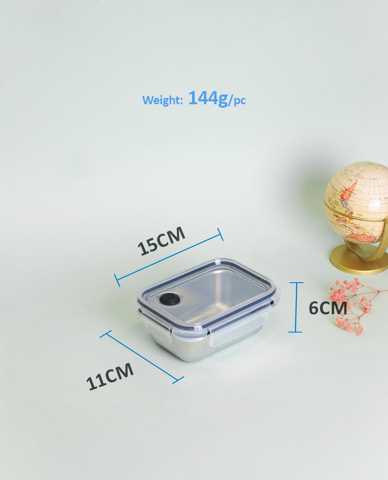 SET CLICK-IN-3 RECTANGULAR 1200ML 420ML