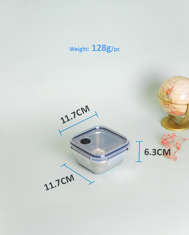 SET CLICK-IN-3 SQUARE 900ML 360ML