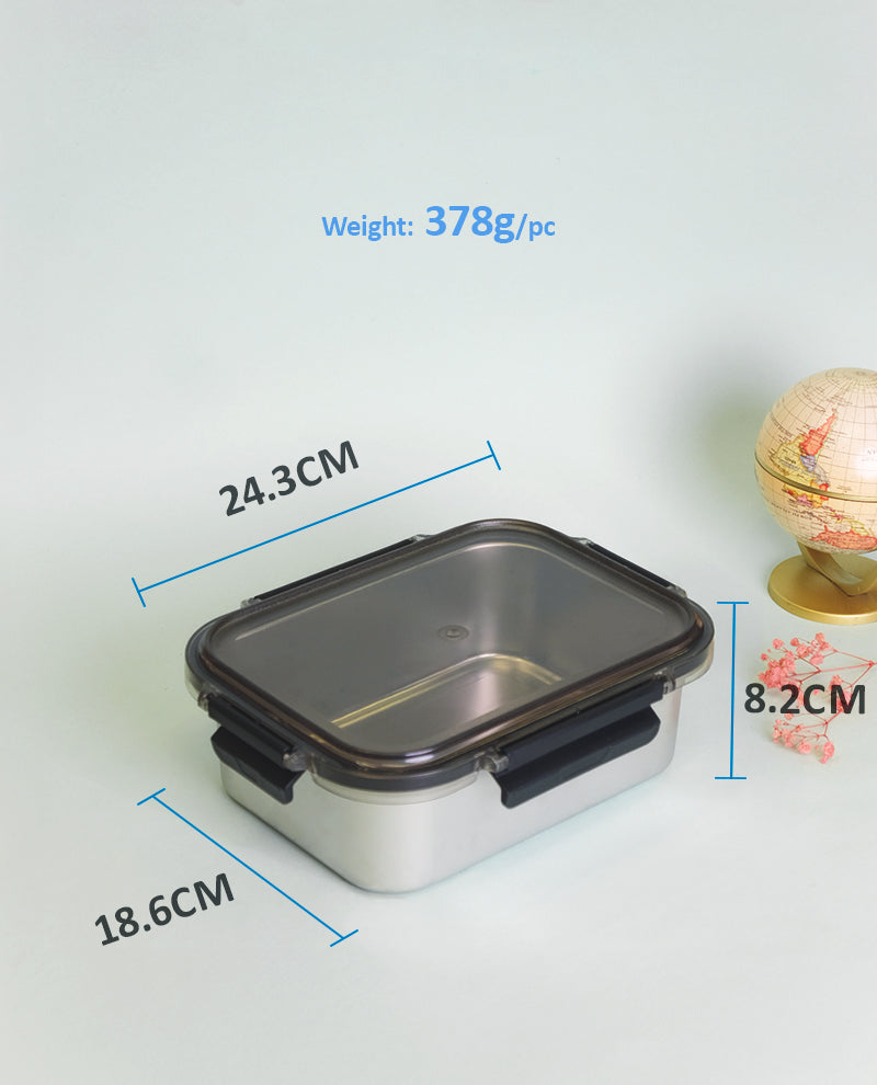 [VALUE PACK] CONTAINER SUS304 TIGHT-IN RECTANGULAR