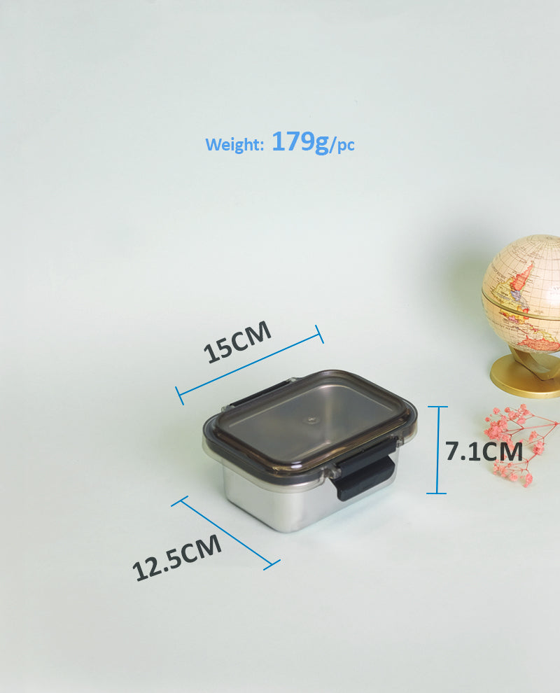 [VALUE PACK] CONTAINER SUS304 TIGHT-IN RECTANGULAR