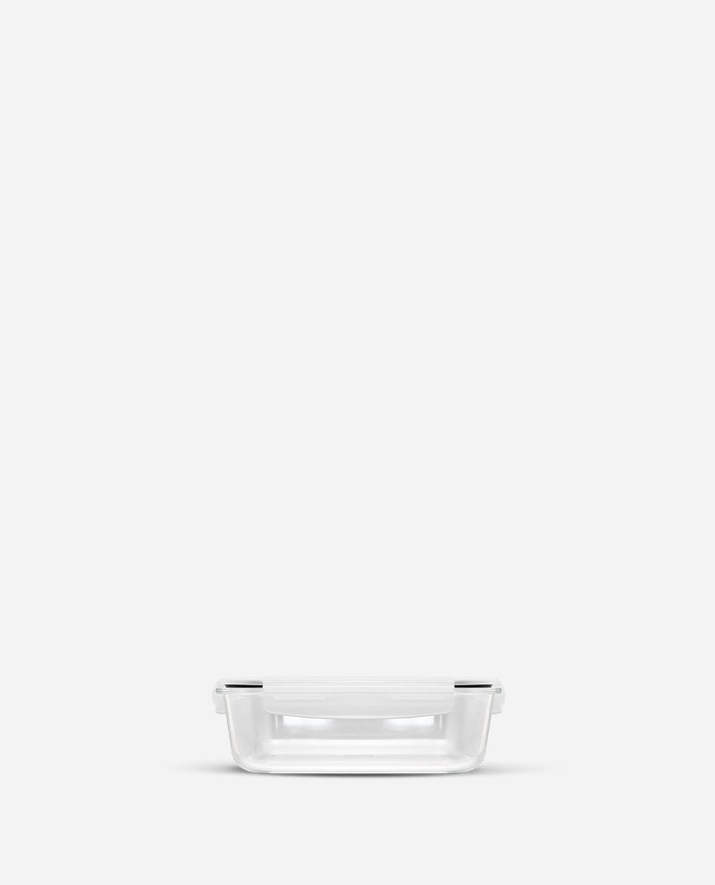 CONTAINER GLASS CLICK-IN-5 RECTANGULAR 370ML