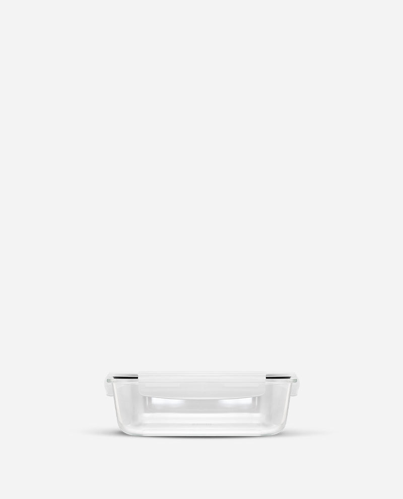 CONTAINER GLASS CLICK-IN-5 RECTANGULAR 650ML