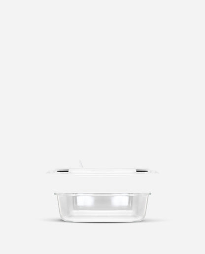 CONTAINER GLASS CLICK-IN-5 RECTANGULAR 650ML